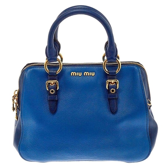 Blue miu miu bag Clearance